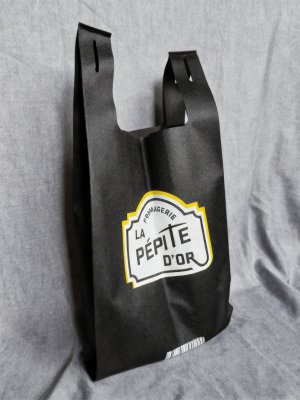 黑色无纺布背心袋马甲袋