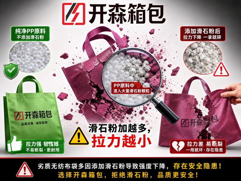 无纺布袋低价背后的添加料真相