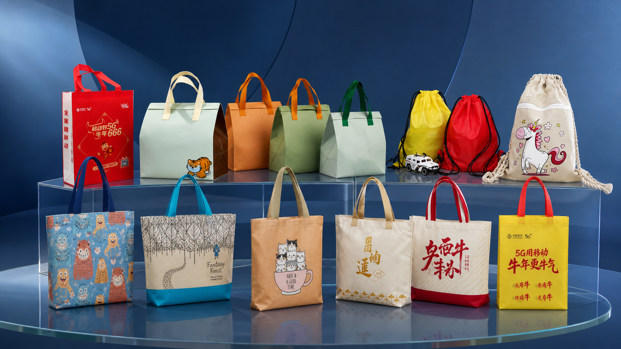 开森箱包产品展示